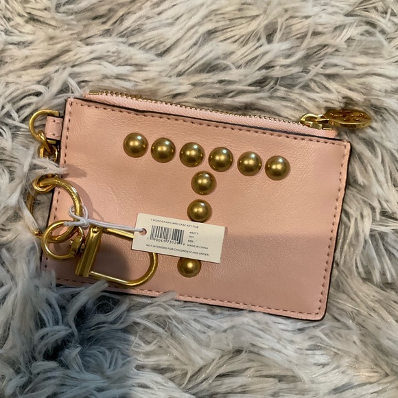 Tory Burch “T” monogram card case coin case key fob wallet - Picture 4 of 4